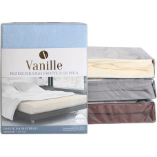 SHEET VANILLE 220X200+25 BEIGE TERRY WITH ELASTIC BAND 80% COTTON. 20% PL.