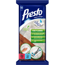 Presto Салфетки влажные для пола 16 шт.