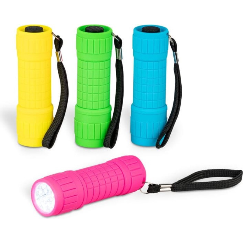 Trendhaus Chill & Smile - Фонарик с 9 светодиодами (1 шт., 4 дизайна)