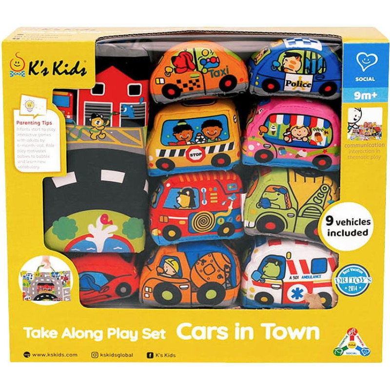 Ks Kids K&rsquo;s KIDS развивающий коврик Машины в городе