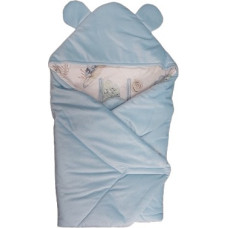 Duet Baby Swaddling blanket - 399 - SWADDING TO CAR SEAT - VELVET - BLUE