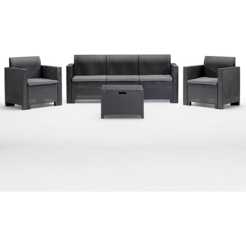 Bica Комплект садовой мебели Set Nebraska 3 серый