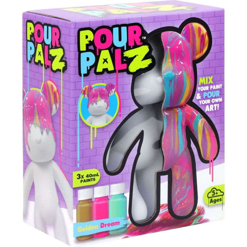 Pour Palz DIY раскрашиваемый мишка &ndash; Ягодный Взрыв