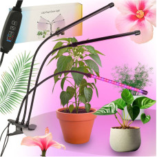 LED augu augšanas lampas panelis 3 spuldzes