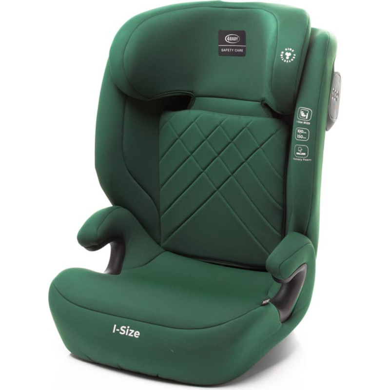 4Baby Детское автокресло NERO 100-150 cm DARK GREEN I-SIZE