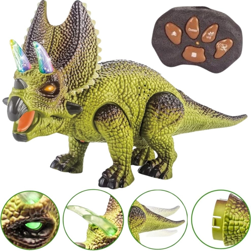 Woopie Dinozaur Zdalnie Sterowany RC Robot Triceratops