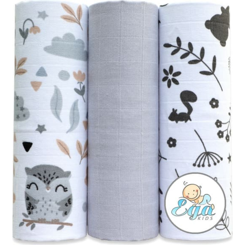 Other Diaper - SET - 21266 - MUSLIN - EGA - size 60x80 cm - nr. 12