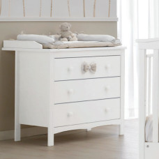 Erbesi Kumode “Lilli”ar pārtinamo virsmu white