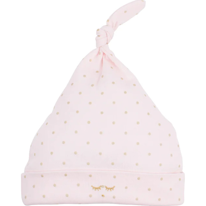 Livly Clothing Plāna cepurīte Livly, Saturday Tossie hat pink/gold dots