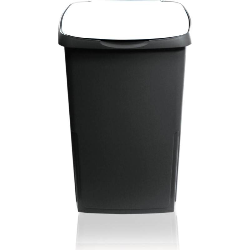 Gio`style Мусорное ведро Eco Solution 45л 37x36x53.5см темно-серый/белый