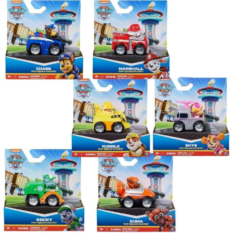 Paw Patrol vehicle Pup Squad Racer Core, assort., 6070433