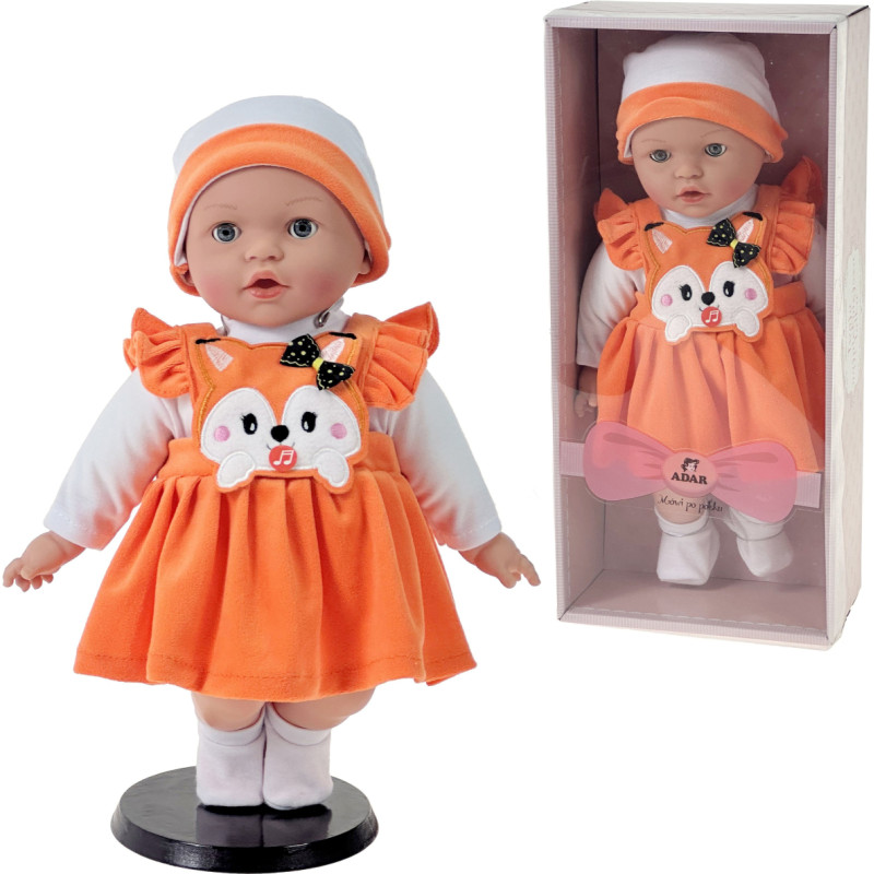 LALKA BOBAS W SUKIENCE POLSKI GŁOS 40cm