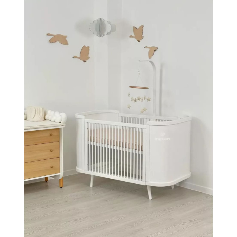 Ingvart Boho Light кроватка Трансформер 70х90 cm, 70х134 cm