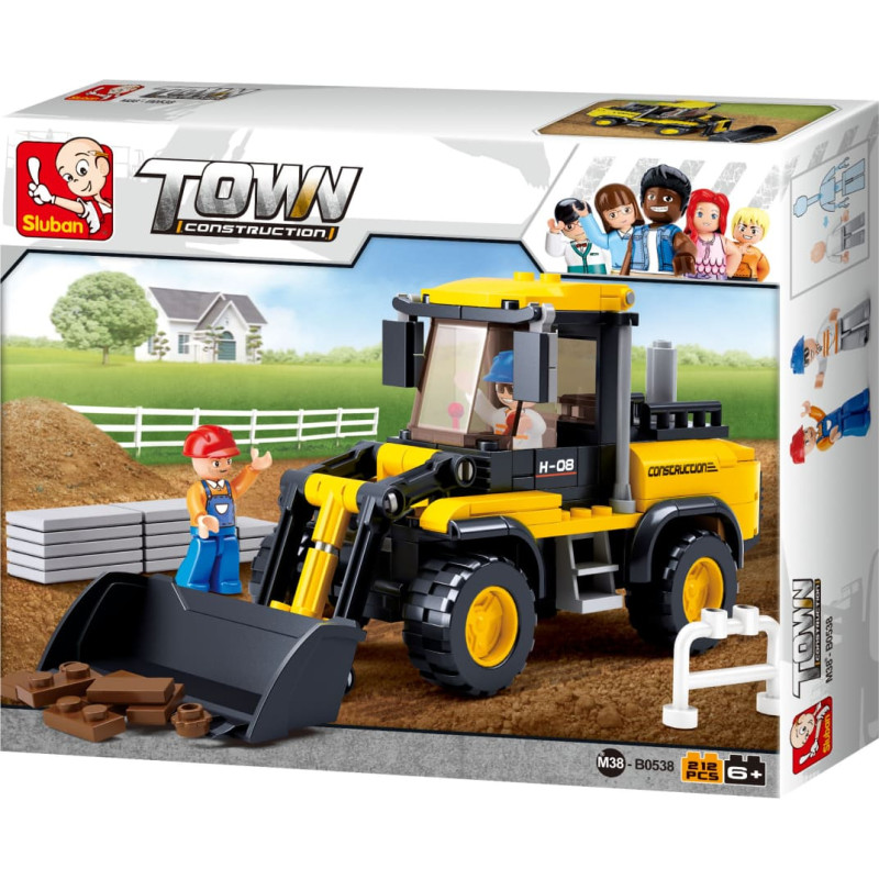 Sluban construction set, Forklift truck, 212 pcs.