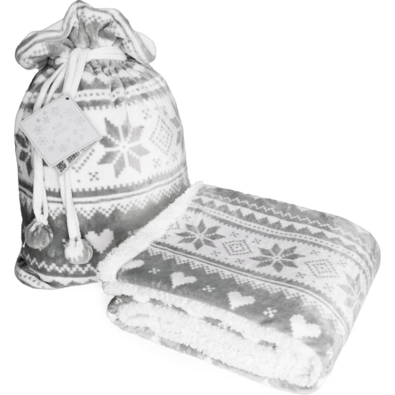 GIFT BLANKET SACO IN A BAG 150X200 PAT.001 GREY