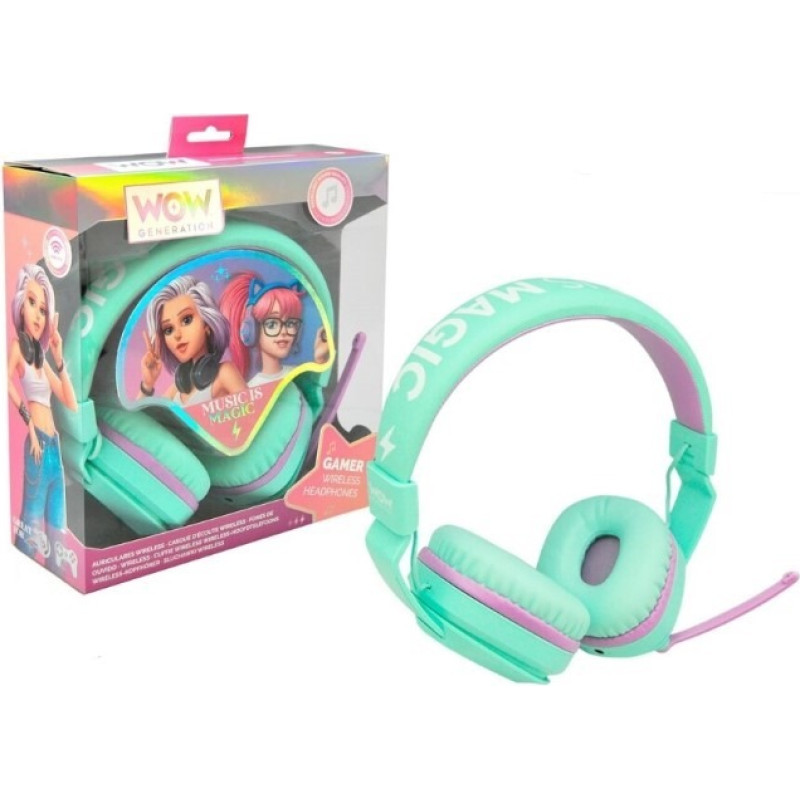 Kids Euroswan - Akcesoria Licencyjne BLUETOOTH HEADPHONES WOW GENERATION