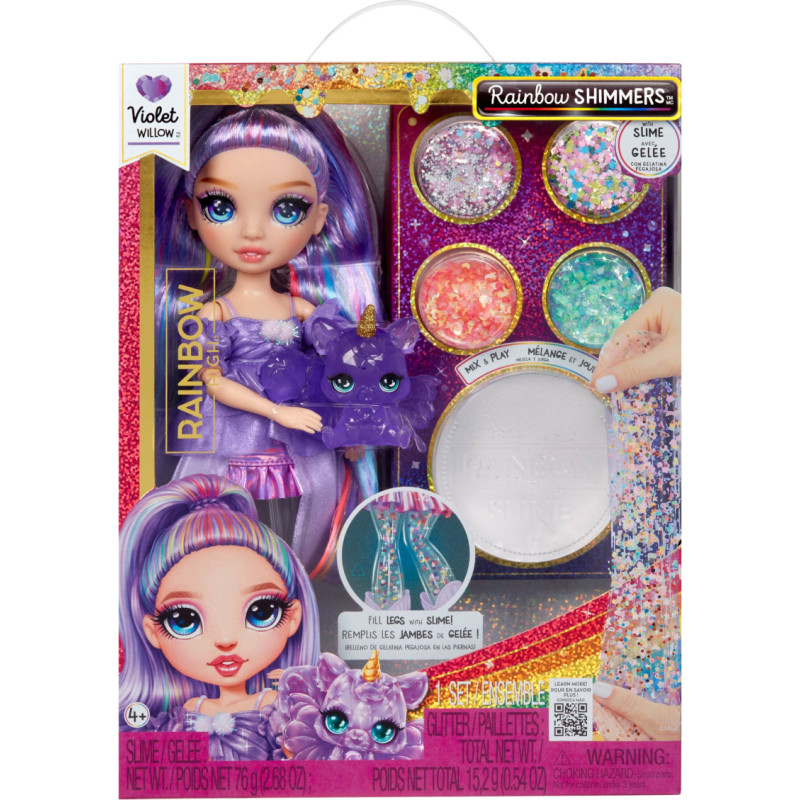 Rainbow High 122425-EU Rainbow High Rainbow Shimmers with Slime Fashion Doll &ndash; Violet (purple)