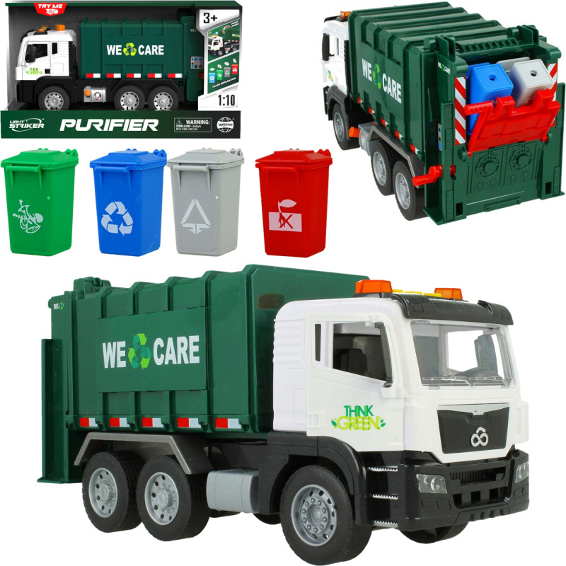 AUTO ŚMIECIARKA ZE ŚWIATŁEM I DŹWIĘKIEM