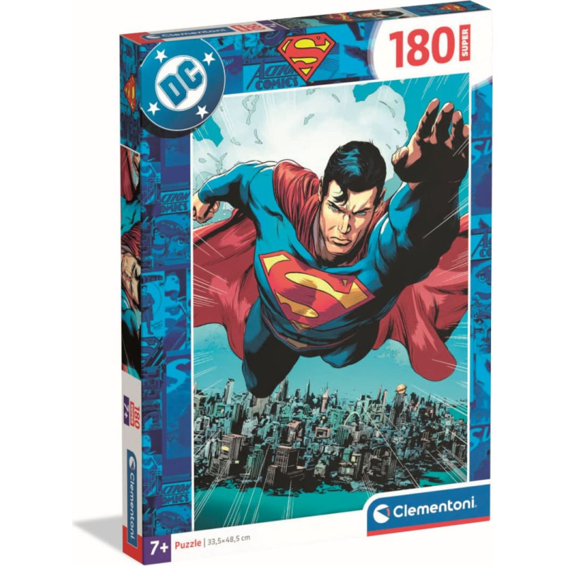 Clementoni CHILDREN PUZZLE super Superman 2025, 180 pcs,, 29801
