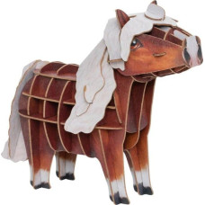 Makebug 3D Paper puzzle black forest horse, MB-D-0012