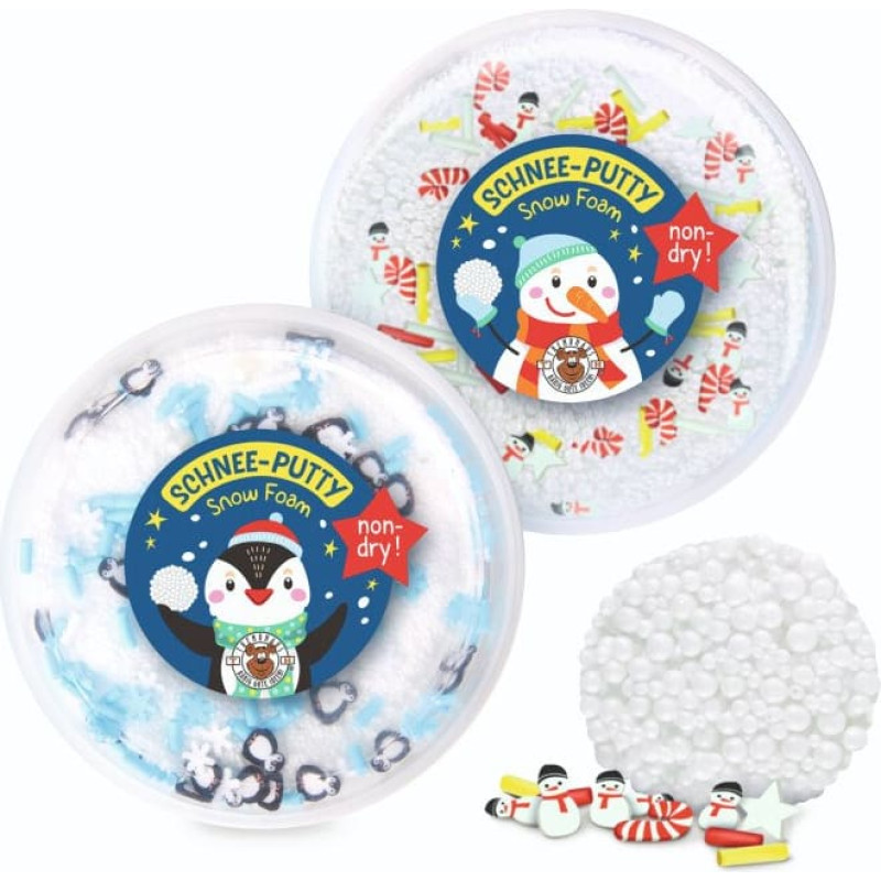 Trendhaus Magic Moments SF - Масса для лепки &mdash; Снег (1 шт., 2 дизайна)