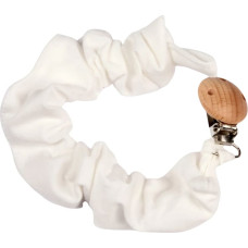 Baby In World BABY 01757 Zawieszka do smoczka ecru bawełna