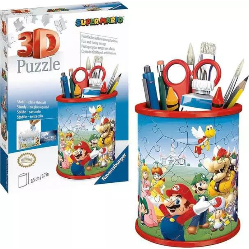 Ravensburger 3D пазл подставка для карандашей Super Mario 6+