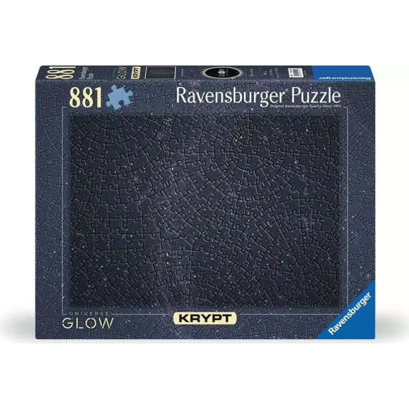Ravensburger Пазл 881 эл. Krypt Вселенная Glow 14+