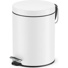 Hailo Контейнер с педалью Selekta S/5L/белый матовый