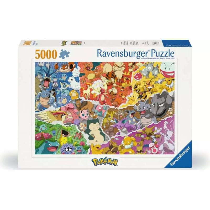 Ravensburger Пазл 5000 Покемон: все звёзды