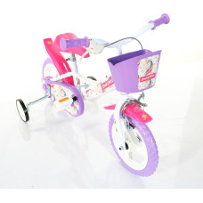 Bimbo Bike Детский велосипед Bimbo Bike 12'' "UNICORN", белый/фиолетовый/розовый