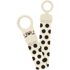Bibs Клипса для пустышки Studio Loop Polka Dot &ndash; Ivory / Black