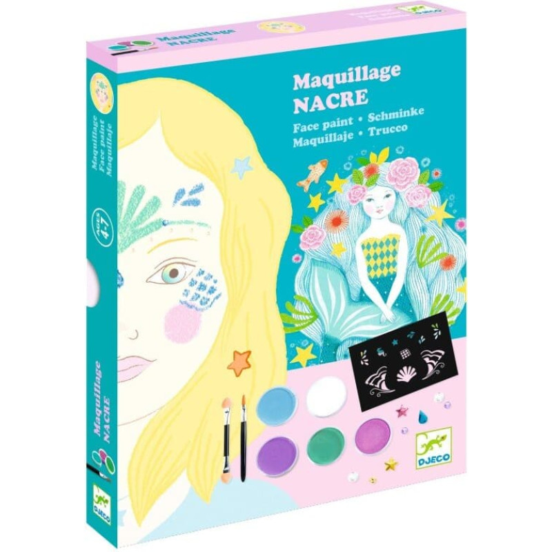 Djeco Краски для лица - Наборы и аксессуары - Перл