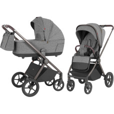 Детская коляска 2 в 1 Carrello Baby Ultra CRL-6527, Metal Grey