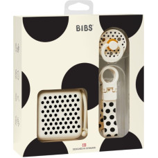 Bibs Подарочный набор Soothe & Go Polka &ndash; Ivory/Black
