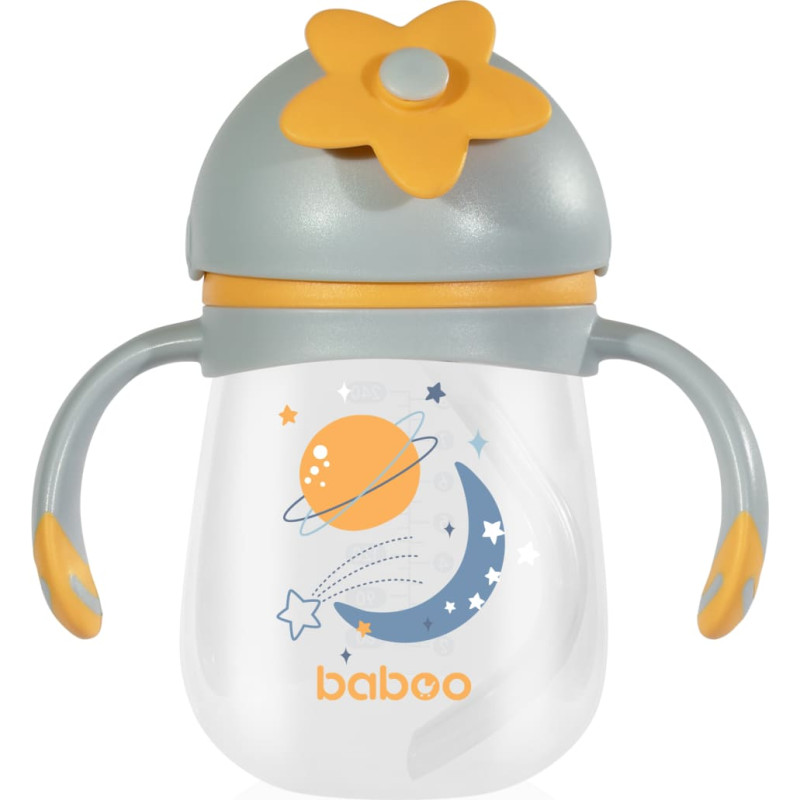 Baboo Бутылочка с силиконовой трубочкой Blue Haze, 9+ месяцев, 240 мл