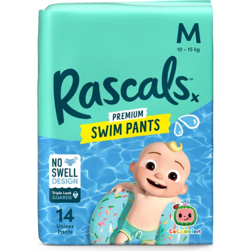 Rascal And Friends RASCALS swim pants COCOMELON, Size M, 10-15 kg., 14 pcs., 93718