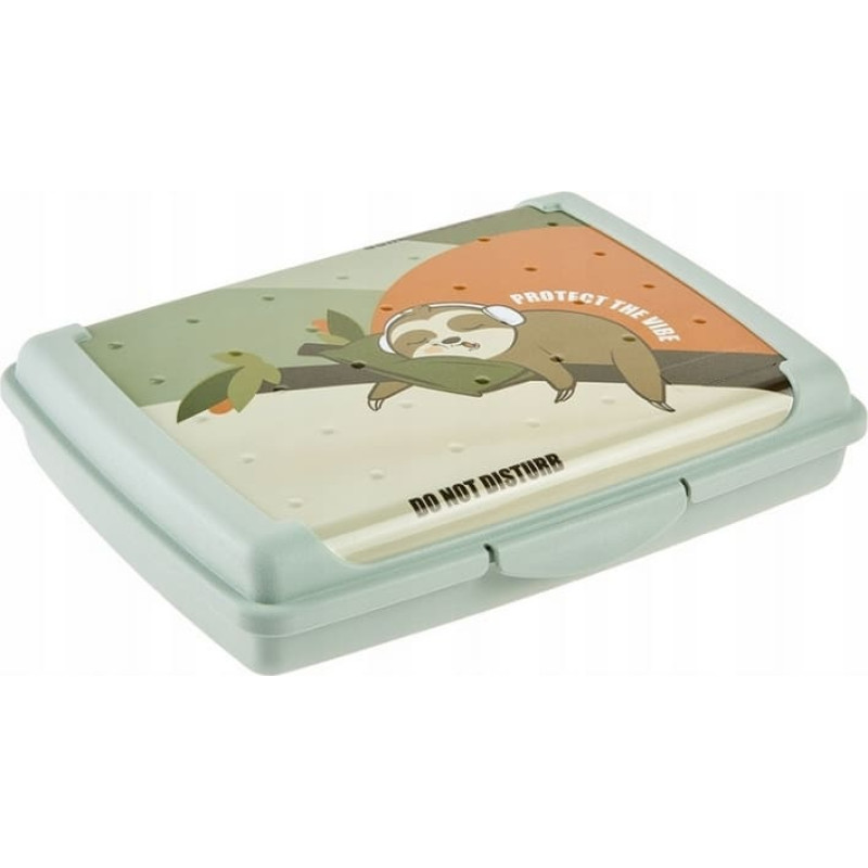 Keeeper Контейнер для хранения продуктов deco-click-box mini 0.5L Carla &ldquo;Lazy Lui&rdquo; 17x13x3.5cm зеленый