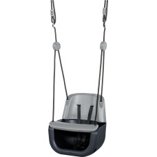 Ergonomiskas bērnu šūpoles 3in1, antracīta krāsā