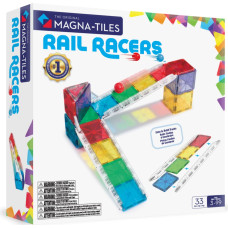 Magna-Tiles магнитный конструктор Рельсовое ралли, 33 деталей