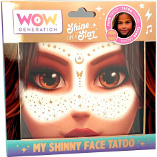 Wow Generation face tattoo My Shiny Face Tattoo, WOW00168