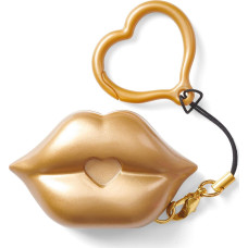 S.W.A.K. keychain Matte Gold kiss with chrome sound, 4114