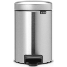 BRABANTIA Контейнер для мусора с педалью NewIcon, 3 l, Matt Steel