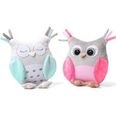 Babyono Mīksta pūce ar grabuli OWL SOFIA 441*