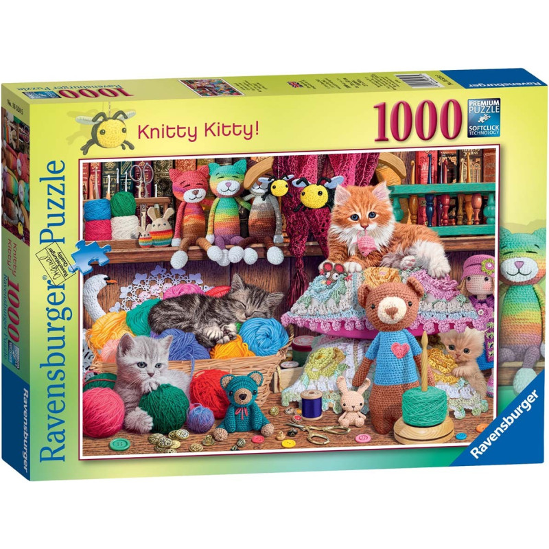 Ravensburger Puzzle Knitty Kitty! 1000p 16528