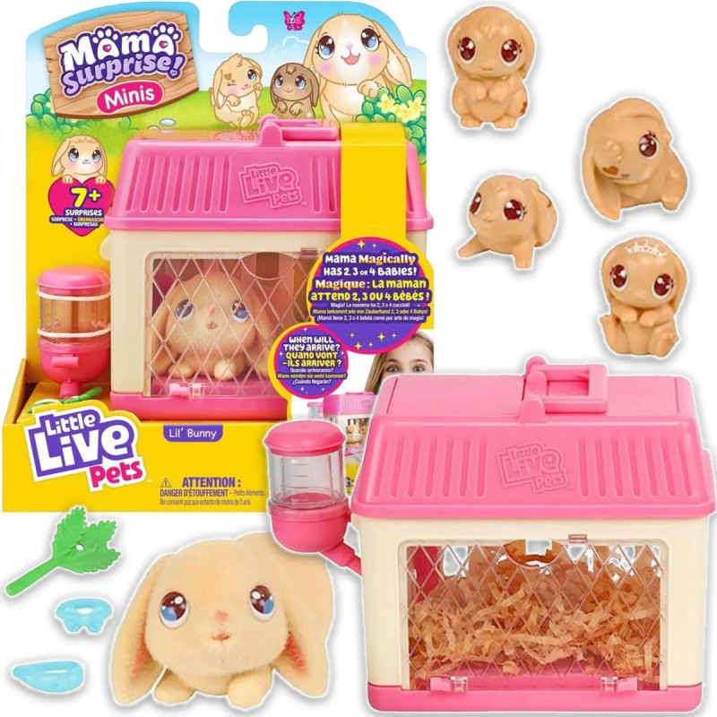 Moose Little Live Pets Mama Surprise Lil Bunny 26509