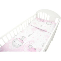 ANKRAS ELEPHANT комплект постельного белья из 2 частей 120x90см, pink