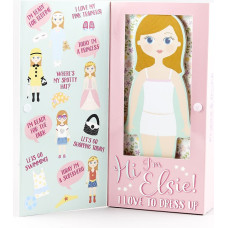 Floss & Rock Wooden Magnetic Dress Up Doll - Elsie