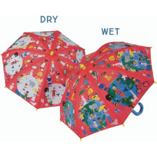 Floss & Rock Colour Changing Umbrella - One World