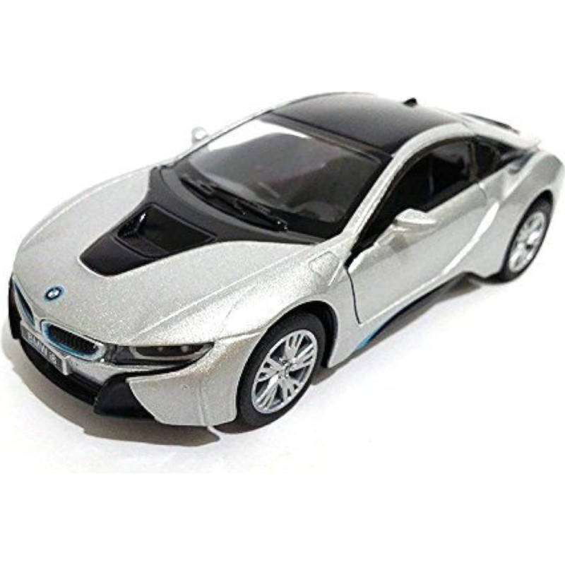 Kinsmart toy car, BMW i8, silver